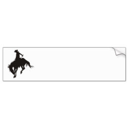 260x260 Black Horse Silhouette Bumper Stickers