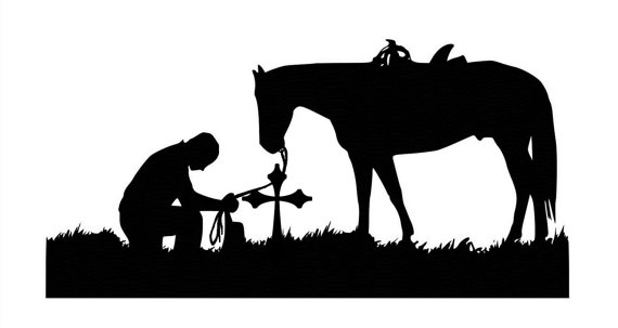 570x303 Cowboy Clipart Prayer