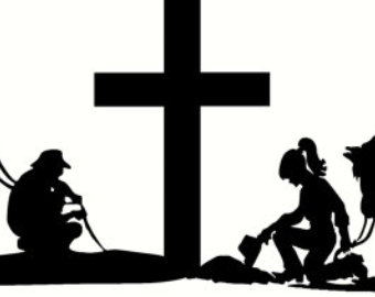 340x270 Cowboy Praying Cross Etsy