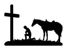 260x195 Praying Cowboy