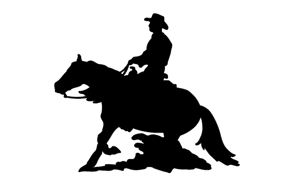1002x633 Horse And Rider Dxf File Free Download