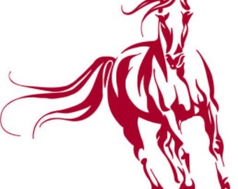 340x270 Horse Silhouette Etsy