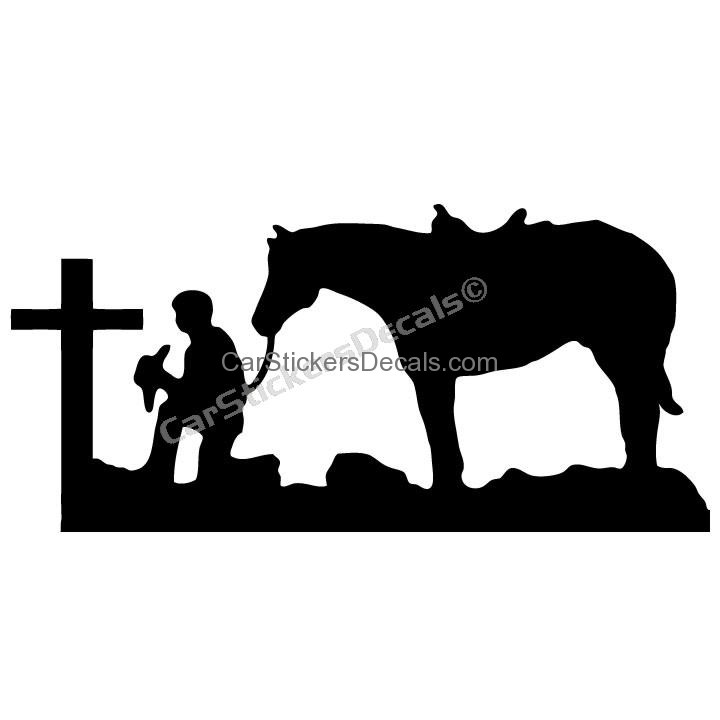 720x720 Praying Cowboy Clipart