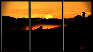 300x169 Cowboy Silhouette Photographs