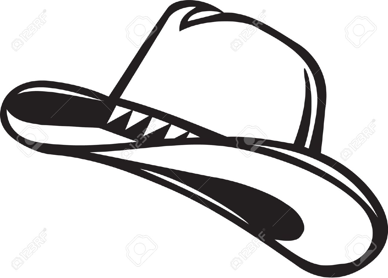 1300x933 Cowboy Hat Silhouette Clipart
