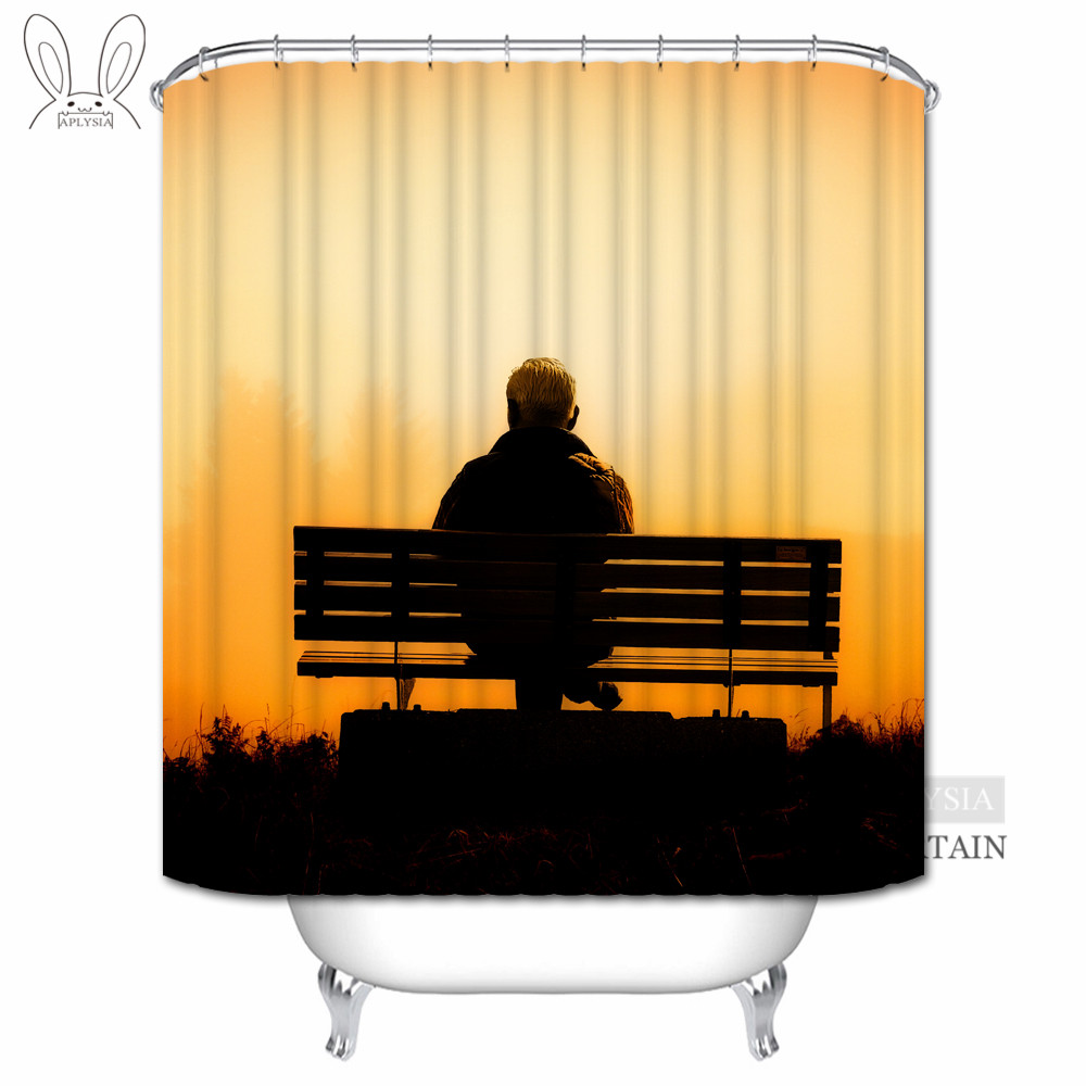 1000x1000 Aplysia Sunset Dawn Shower Curtains Cowboy In The Sun Silhouette