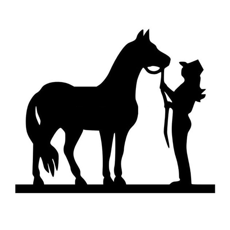 Cowgirl Horse Silhouette at GetDrawings | Free download