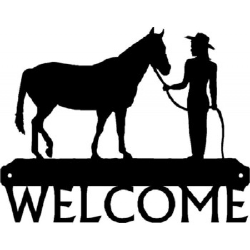 800x800 Cowgirl Amp Horse