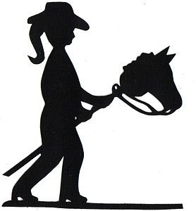 278x300 Littlest Cowgirl Silhouette Applique For Quilt Top Kit Hobby