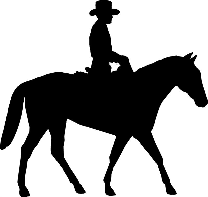 800x757 Western Silhouette Clipart Collection