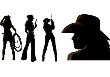 352x247 Cowgirl Silhouette Vectors Free Vector Download 329693 Cannypic
