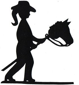 278x300 Littlest Cowgirl Silhouette Applique For Quilt Top Kit