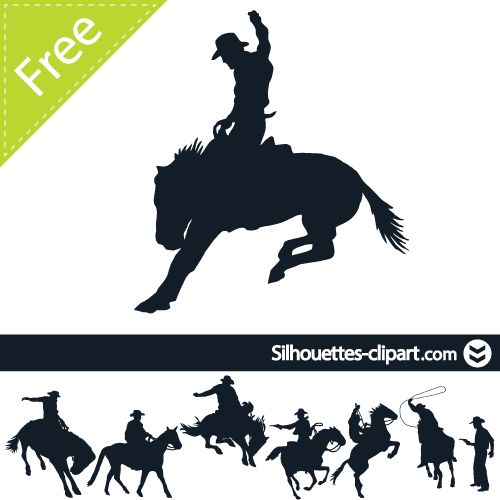 500x500 Vector Silhouettes Of Horses Silhouettes Clipart Hesteutstyr