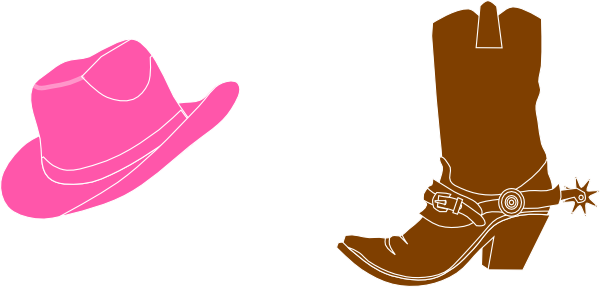 600x287 Cowgirl Silhouette Clipart