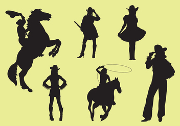 352x247 Cowgirl Silhouette Vectors Free Vector Download 329693 Cannypic