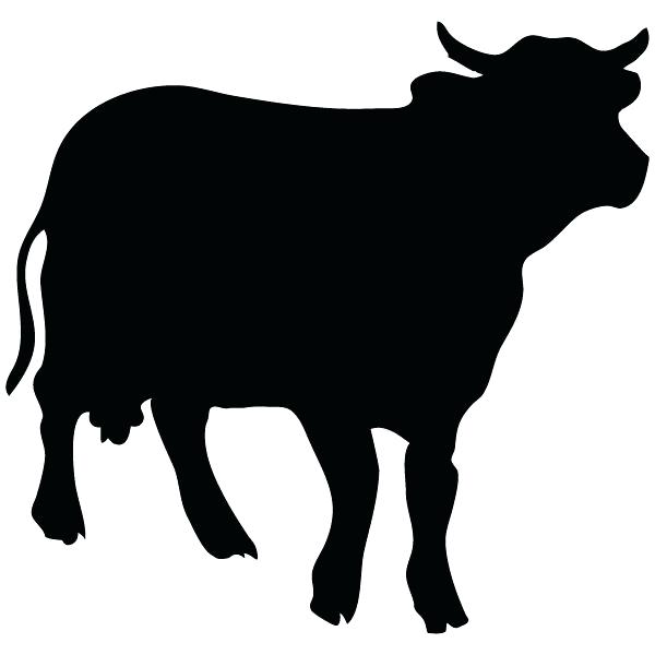 Cows Silhouette at GetDrawings | Free download