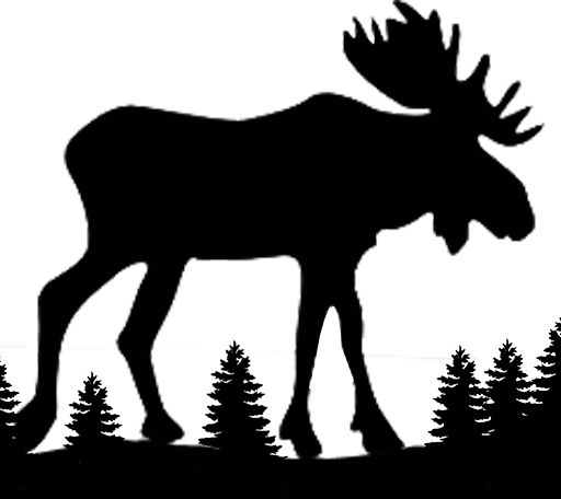 512x456 Gallery For Gt Coyote Silhouette Cut Out Art Moose