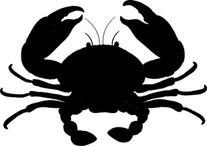 300x212 Crab Silhouette Clipart Panda