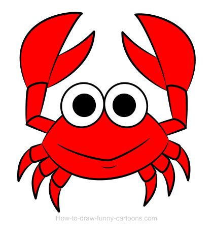 420x460 Crab Drawing (Sketching + Vector) Sketches, Clip Art And Crafty