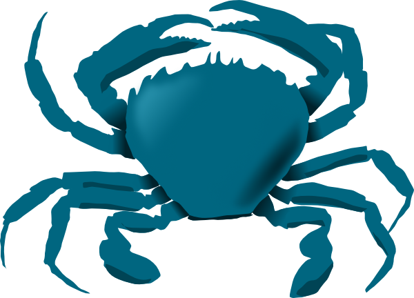 600x432 Annaleeblysse Blue Crab Clip Art Free Vector 4vector