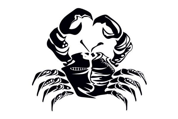 600x400 Octopus Silhouette Patterns Vector Crab Silhouette Topvectors