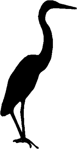 259x500 Crane Silhouette By Clipartcotttage
