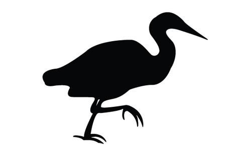 480x309 Crane Birds Silhouette Vector Silhouettes Vector