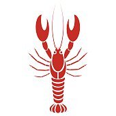Crayfish Silhouette