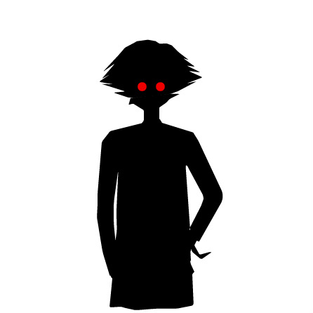 446x446 Creepy Anime Silhouette By Zombi3land