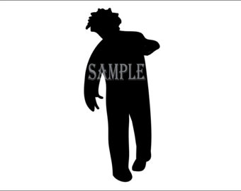 340x270 Zombie Silhouette Etsy