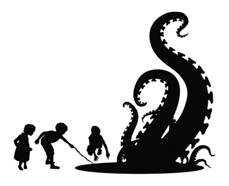 454x369 Creepy Silhouettes Sinister Silhouettes