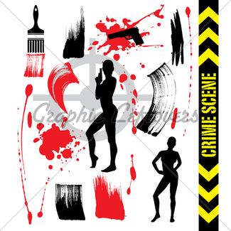 325x325 Crime Scene Gl Stock Images