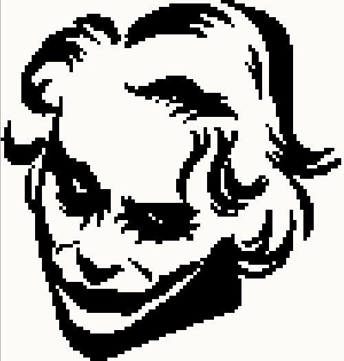 500x525 Dark Knight Joker Silhouette Chartgraph By Knitcreations86