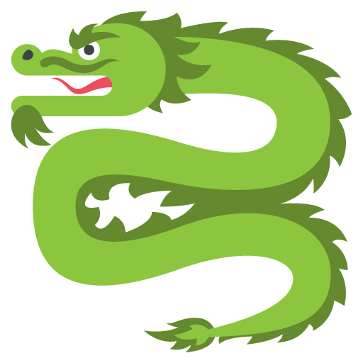 512x512 Dragon Emoji Vector Icon Free Download Vector Logos Art Graphics