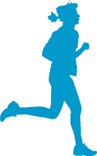 325x520 Cross Country Runner Silhouette Clipart