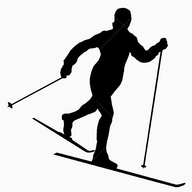 Cross Country Skier Silhouette at GetDrawings | Free download