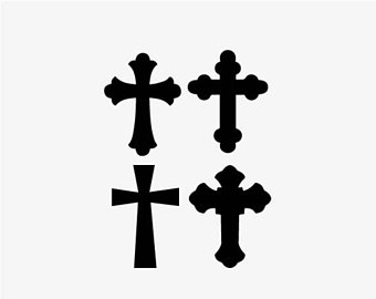 340x270 Cross Svg Silhouette Etsy