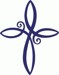 234x300 Infinity Cross Clipart