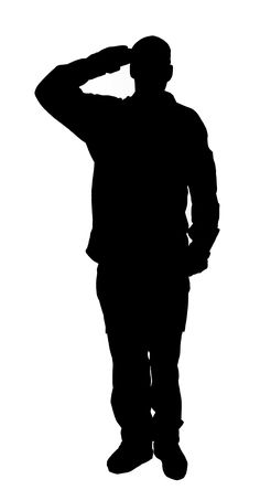 236x444 Black Silhouette Clipart Of Police Officer Kneeling At Cross