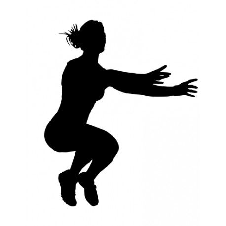 458x458 Crossfit Jump Silhouette Awesome Silhouettes