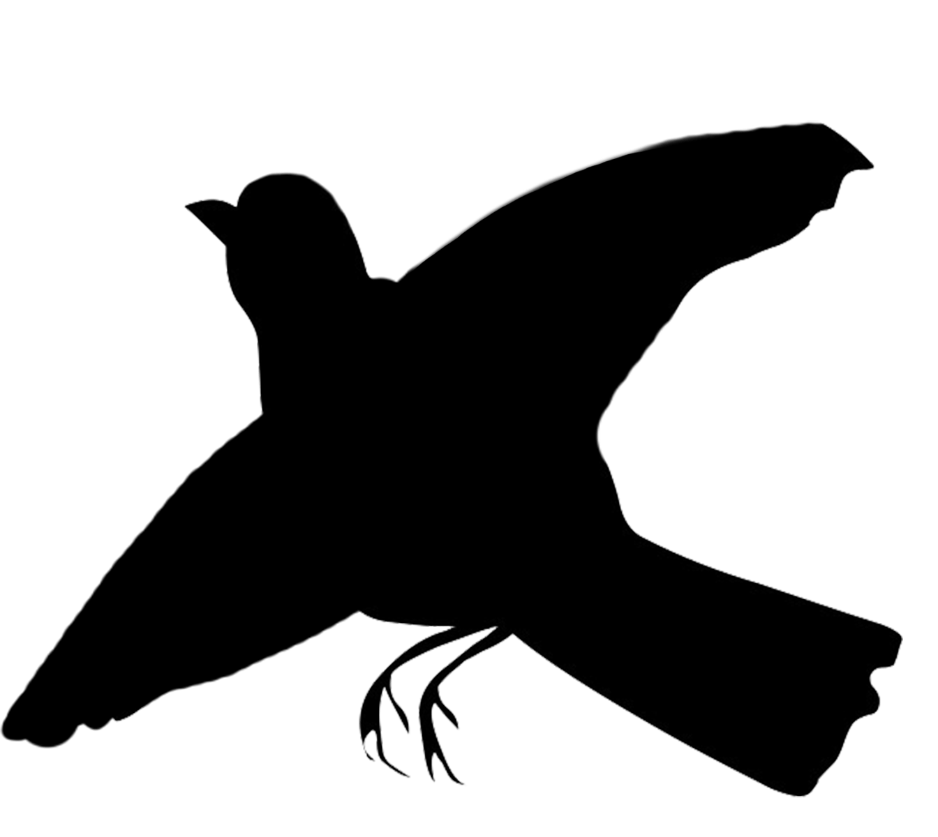 1344x1200 Raven Silhouette Cliparts