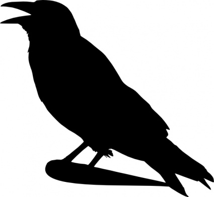 425x391 Crow Vector