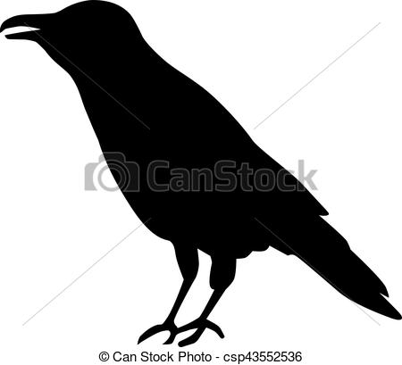 450x409 Crow Silhouette Vectors
