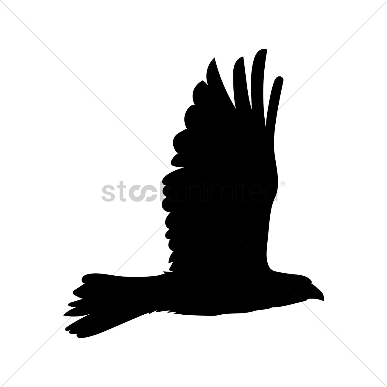 1300x1300 Crow Silhouette Vector Image