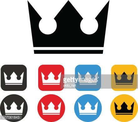 441x388 Crown Silhouette Premium Clipart