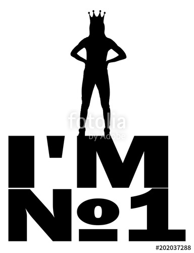 384x500 Vector Silhouette Of A Selfish And Narcissistic Woman With A Crown