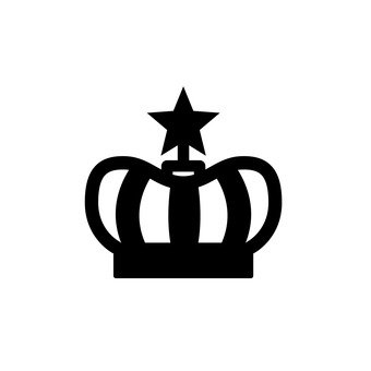 340x340 Free Silhouette Vector Crown, Icon