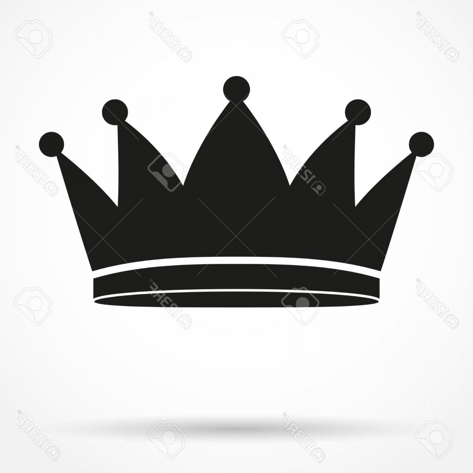 1560x1560 Simple Queen Crown Silhouette Vector Lazttweet