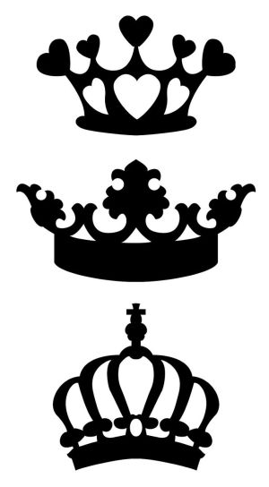300x544 Stencil Mania Svg File, Crown And Filing