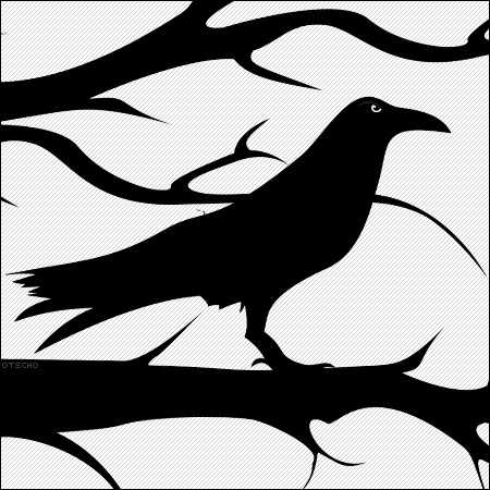 450x450 Crow Clipart Tree Silhouette